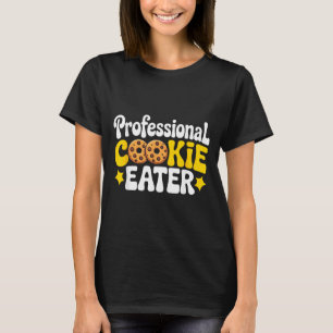 Professionell kookieätare Cookieälskare Choklad C T Shirt