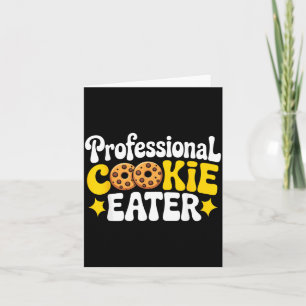 Professionell kookieätare Kookelsk Chocolate C Kort