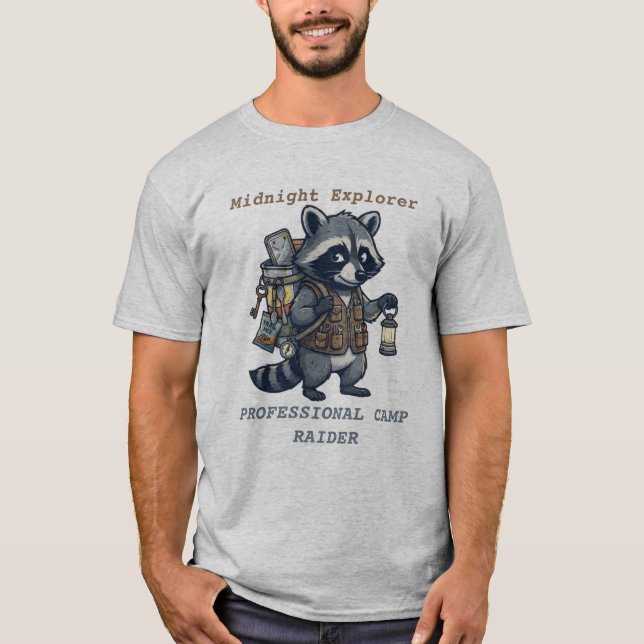 Professionell lägerplundrare - Midnight Explorer R T Shirt (Framsida)
