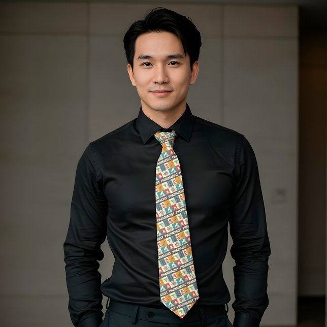 Professionell Läkemedel Ikoner Designad Slips (Skapare uppladdad)