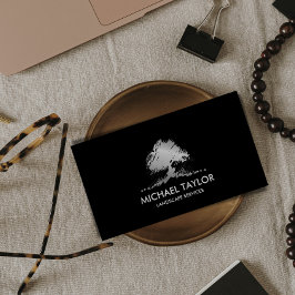 professionell Landskap träd och gräsmatta Visitkort