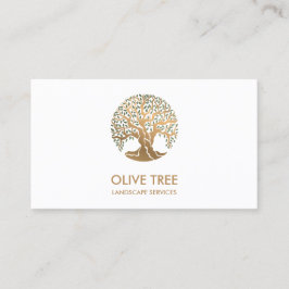 professionell Landskap träd och gräsmatta Visitkort