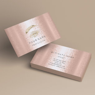 Professionell Lash Brows Makeup Golden Öga Ro Visitkort