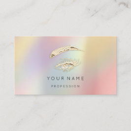 Professionell Lash Brows Makeup QR-LOGOTYP Visitkort