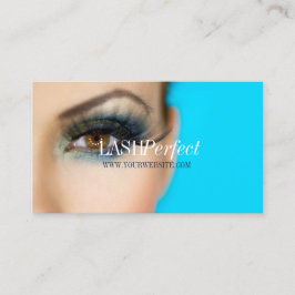 Professionell Lash Extensions Makeup Artist Visitkort