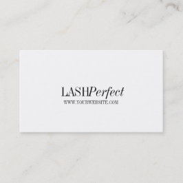 Professionell Lash Extensions Makeup Artist Visitkort