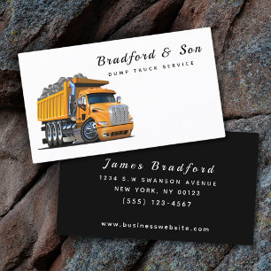 Professionell Lastbil Service Company Visitkort