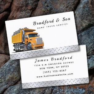 Professionell Lastbil Service Company Visitkort