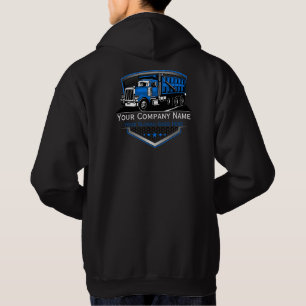 Professionell Lastbils Transport Firma Hoodie