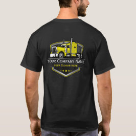 Professionell lastbilsföretag för transport t shirt