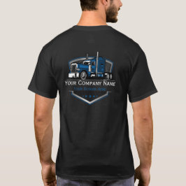 Professionell lastbilsföretag för transport t shirt