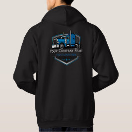 Professionell lastbilstransportföretag hoodie