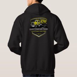 Professionell Lastransport Företag Hoodie