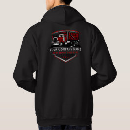 Professionell Lastransport Företag Hoodie