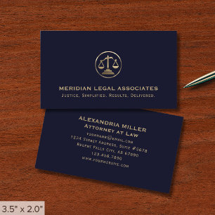 Professionell Law Firm Visitkort