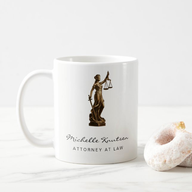 Professionell Lawyer Attorney lyxury Kaffemugg (Med munk)