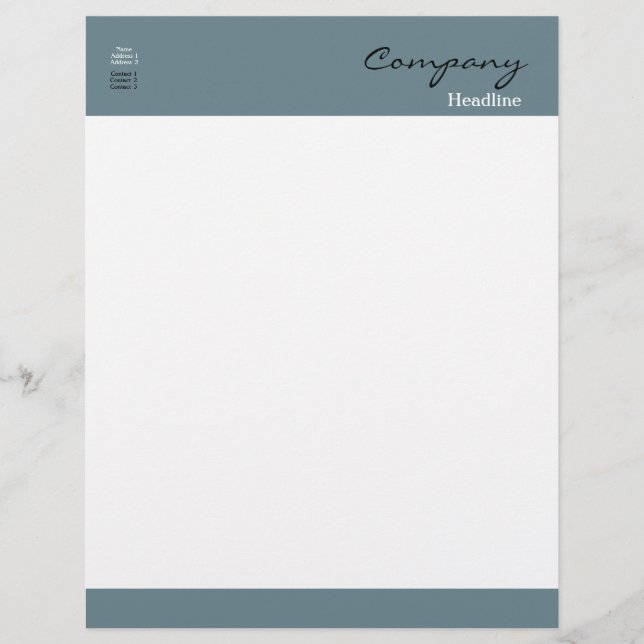 Professionell Letterhead Brevhuvud (Framsida)