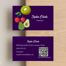 Professionell Lila Nutritionist Dietician QR Code