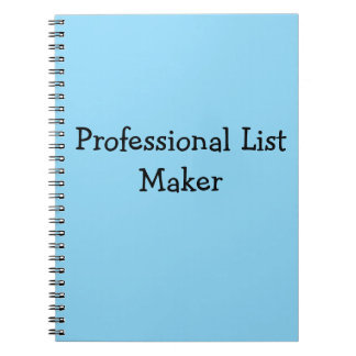 Professionell listtillverkare anteckningsbok