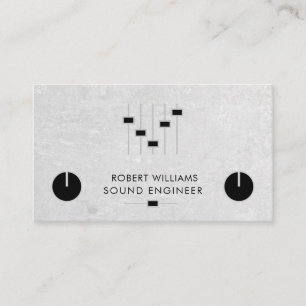 Professionell Ljud Music DJ Controller Bu Visitkort
