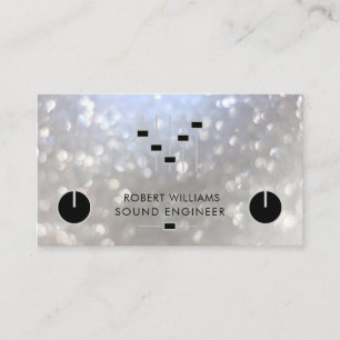 Professionell Ljud Music DJ Controller Bu Visitkort