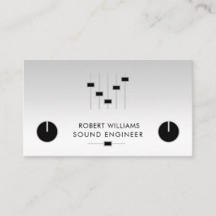 Professionell Ljud Music DJ Controller Bu Visitkort