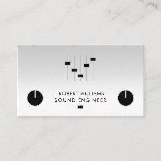 Professionell Ljud Music DJ Controller Bu Visitkort