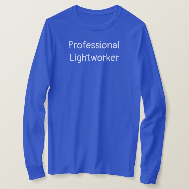 Professionell Ljusarbetare T-Shirt (Design framsida)