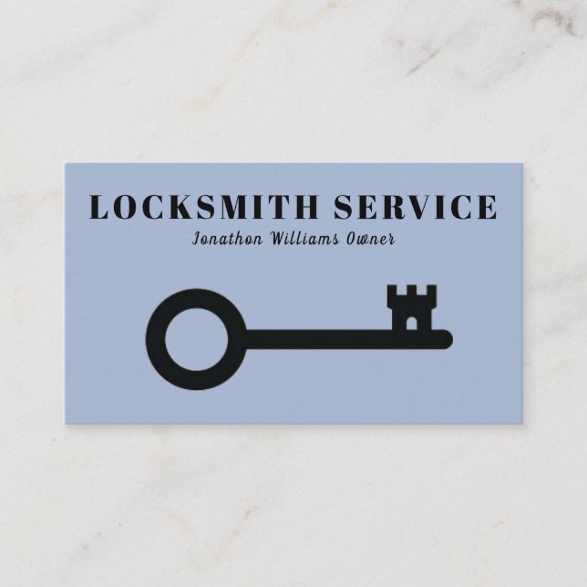 Professionell Locksmith Service Visitkort (Framsida)