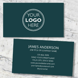 Professionell Logotyp Affärs Kort Minimalistisk Gr