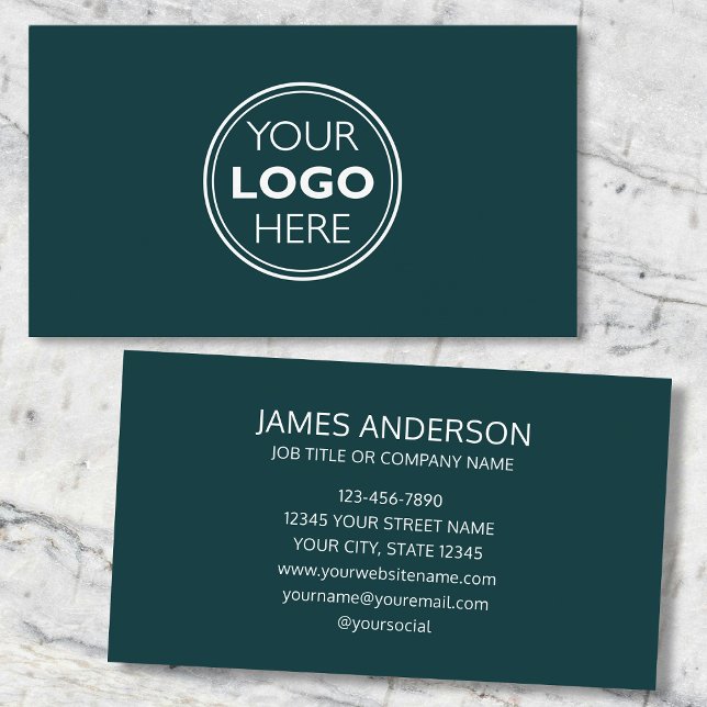 Professionell Logotyp Affärs Kort Minimalistisk Gr (Skapare uppladdad)