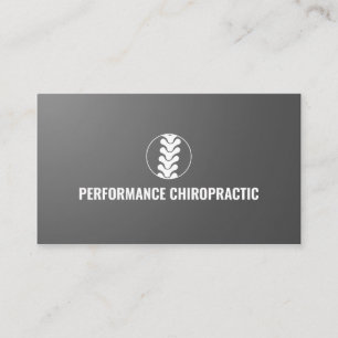 Professionell Logotyp av ryggrad Chiroprator Dokto Visitkort