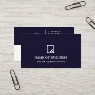 Professionell logotyp Fönster Rengöring Service Visitkort