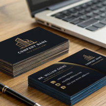 Professionell logotyp för bolåneförmedlare i guld