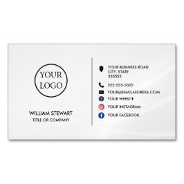 Professionell Logotyp - minimalistisk Social-webbp Magnetiska Visitkort