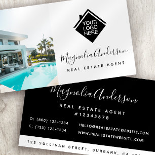 Professionell Logotyp Photo Real Gods Agent Visitkort