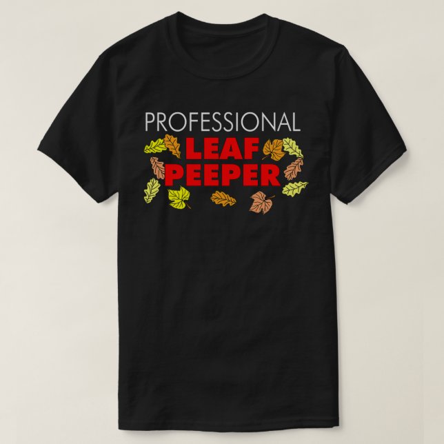 Professionell Löv Peeper New England Höst löv P T Shirt (Design framsida)