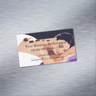 Professionell Luktmassage Magnetiska Visitkort