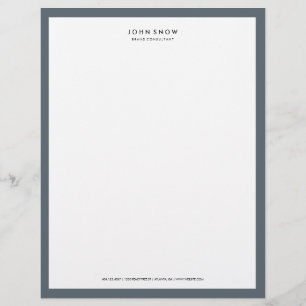 Professionell Luxe Letterhead Brevhuvud