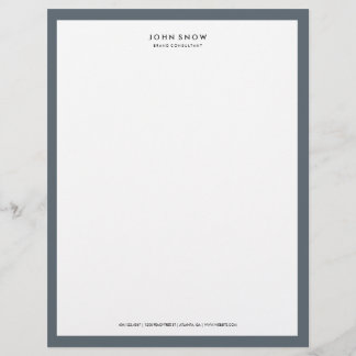 Professionell Luxe Letterhead Brevhuvud