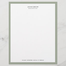 Professionell Luxe Letterhead Brevhuvud