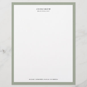 Professionell Luxe Letterhead Brevhuvud
