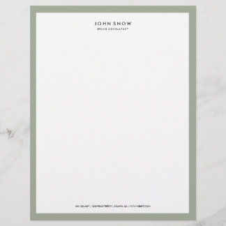 Professionell Luxe Letterhead Brevhuvud