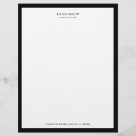 Professionell Luxe Letterhead Brevhuvud