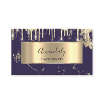 Professionell Luxury Guld Royal Marble Blue Navy