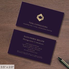 Professionell Luxury Logotyp Visitkort