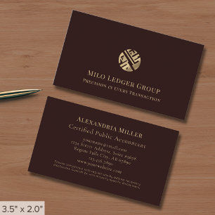 Professionell Luxury Logotyp Visitkort
