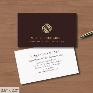 Professionell Luxury Logotyp Visitkort