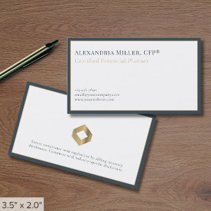 Professionell Luxury Visitkort