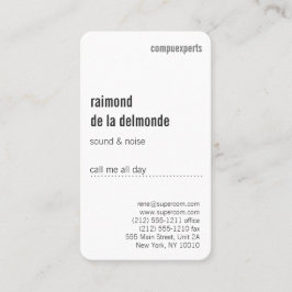 Professionell, lyxid visitkort